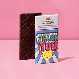 Chocolat noir, amandes, caramel et sel