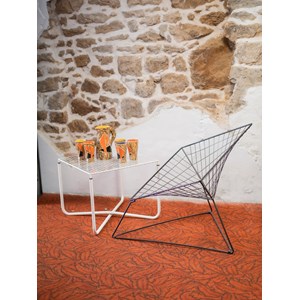 Jakob, le fauteuil en acier n°601