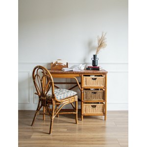 Edouard, le bureau en rotin n°332