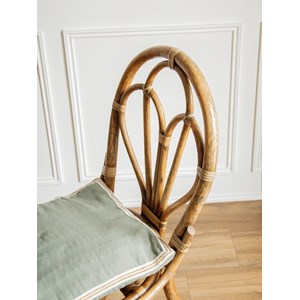 Paire de chaises en rotin n°691