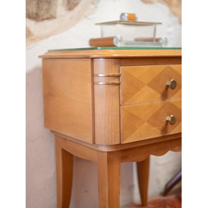 Odile, la table de chevet en bois n°546