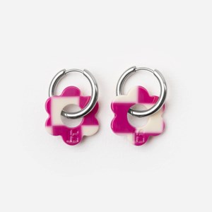 Baby fleurette - acier inoxydable argenté Carreaux