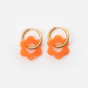 Baby fleurette - acier inoxydable doré Orange