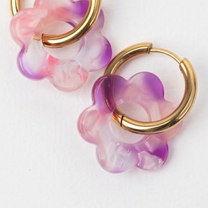 Baby fleurette - acier inoxydable doré Pink