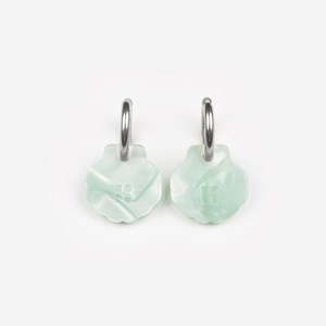 Baby mermaid - acier inoxydable argenté Turquoise