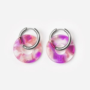 Donuts - acier inoxydable argenté Pink