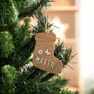 Chaussette de noël personnalisable en b