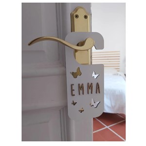 Accroche-porte personnalisable - papillo