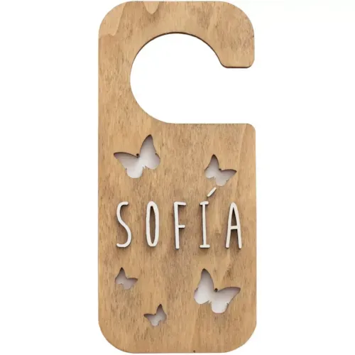 Vintiun - Accroche-porte personnalisable - papillo