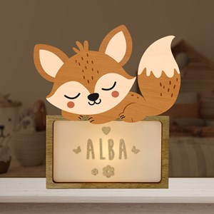 Lampe à poser personnalisable - renard