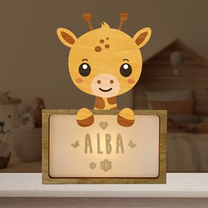 Lampe à poser personnalisable - girafe