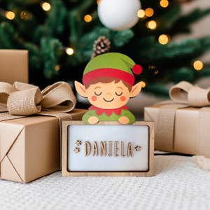 Lampe à poser personnalisable - lutin d