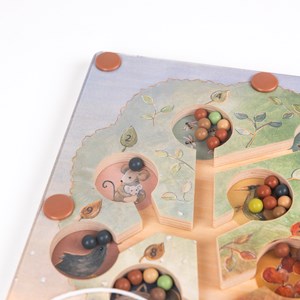 Labyrinthe magnétique coloré arbre