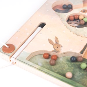 Labyrinthe magnétique coloré arbre