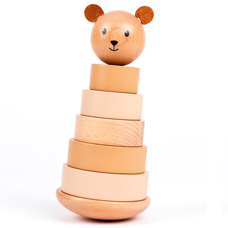 Empilable en bois ours marcel