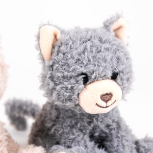 Duo peluches chats romy 15 cm