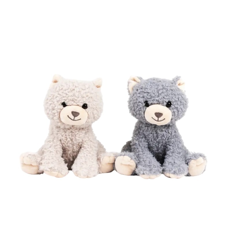 Duo peluches chats romy 20 cm