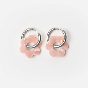 Baby fleurette - acier inoxydable argenté Rose