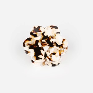 Pince à cheveux fleurette Latte