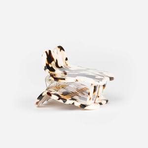 Pince à cheveux fleurette Latte