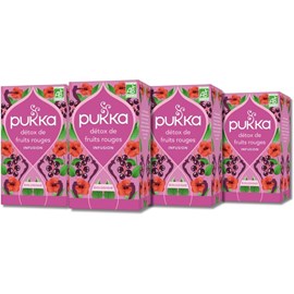 Pukka, infusion biologique, détox de fruits rouges