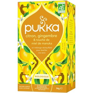Pukka, infusion biologique, goût citron gingembre et miel de manuka