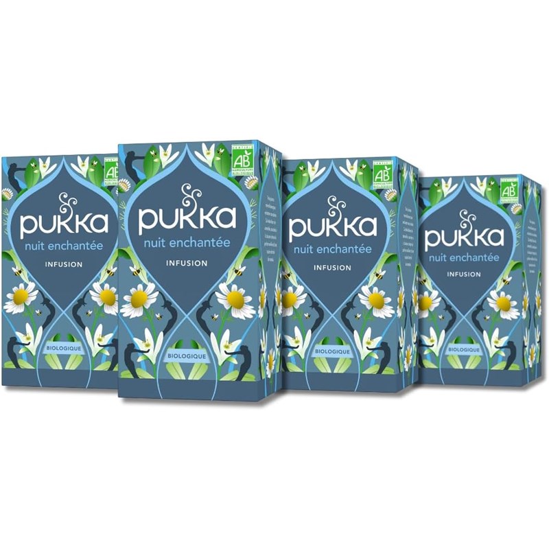 Pukka, infusion biologique, nuit enchantée