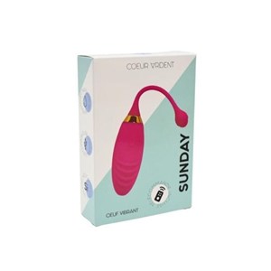 Œuf vibrant télécommandé rose sunday