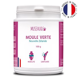 Moule verte - anti-inflammatoire - mobilité - oméga-3 - chien et chat - 100g