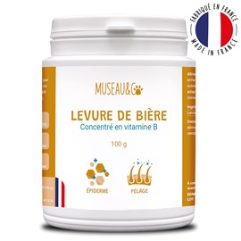 Levure de bière - vitamines b - poil - peau saine - chien et chat - 100g