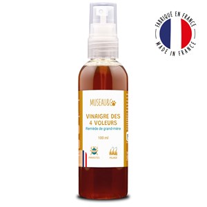 Vinaigre des 4 voleurs - répulsif - protection - pelage - chien et chat - 100ml