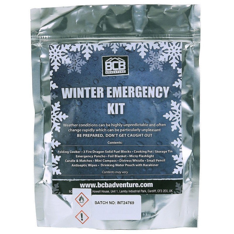 Pack de survie d'urgence hiver bcb wint