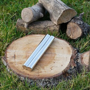 Flasque inox fosco forme cigare 2,5 oz