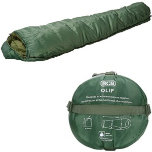 Sac de couchage bcb olif vert olive arm