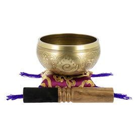 Bol chantant tibétain gravures - petit