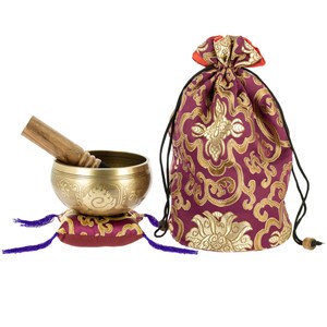 Bol chantant tibétain gravures - petit