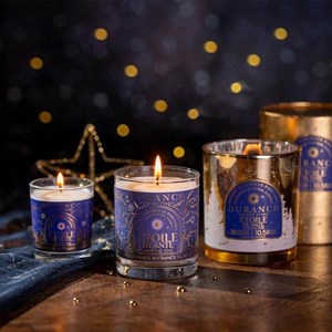 Petite bougie parfumée étoile filante