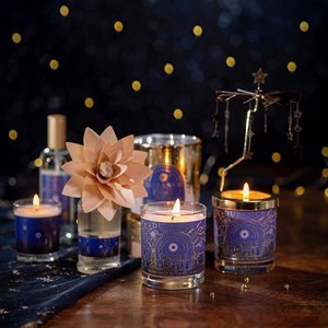 Petite bougie parfumée étoile filante