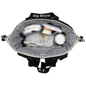 Sac à dos à langer eco mum black