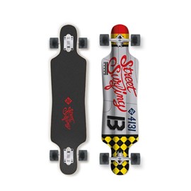 Longboard street surfing 39p