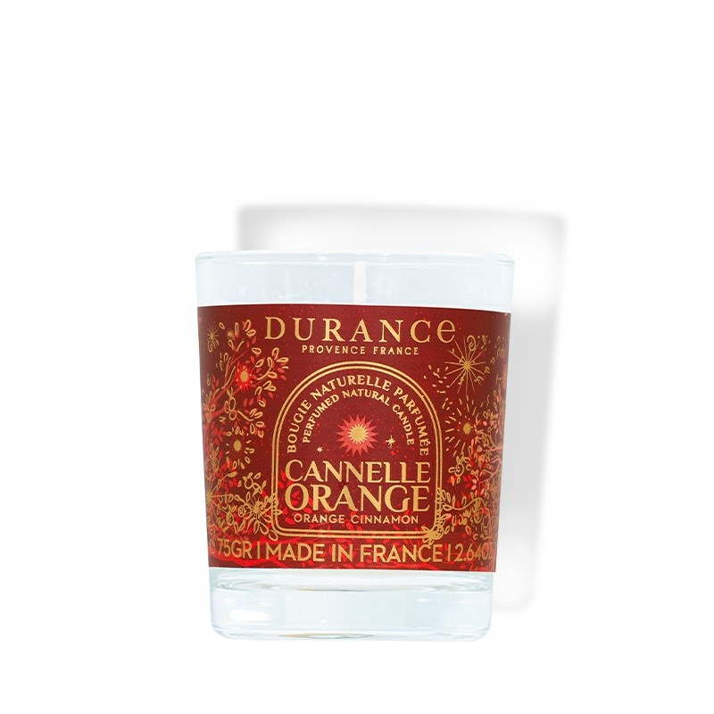 Petite bougie parfumée cannelle orange