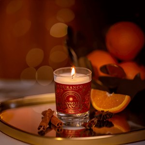 Petite bougie parfumée cannelle orange