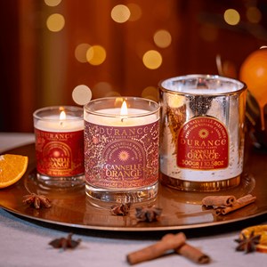 Petite bougie parfumée cannelle orange