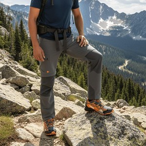 Chaussures de marche ultra-légères unisexe voxor go orange gris 42