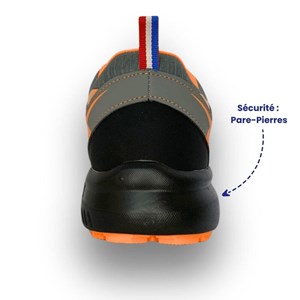 Chaussures de marche ultra-légères unisexe voxor go orange gris 42