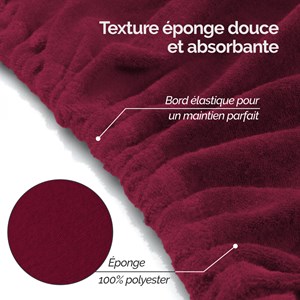 Drap éponge table de massage - confort +