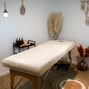 Drap éponge table de massage - confort +