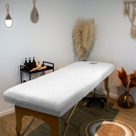 Drap éponge table de massage - confort +