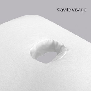 Drap éponge table de massage - confort +