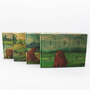 Calendrier de l'avent miel les alveoles de la ruche